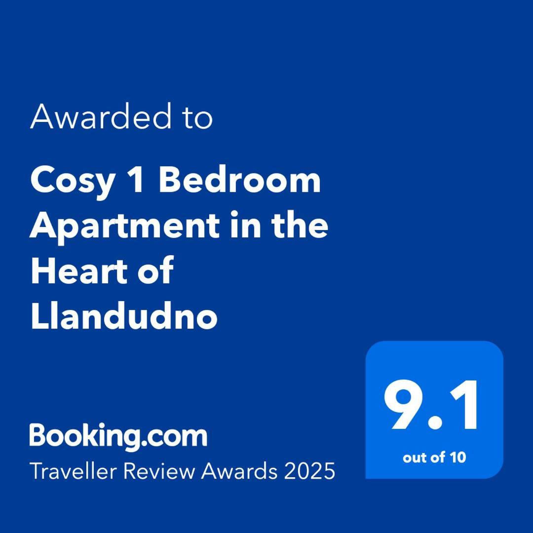Cosy 1 Bedroom Apartment In The Heart Of Лландидно Екстер'єр фото
